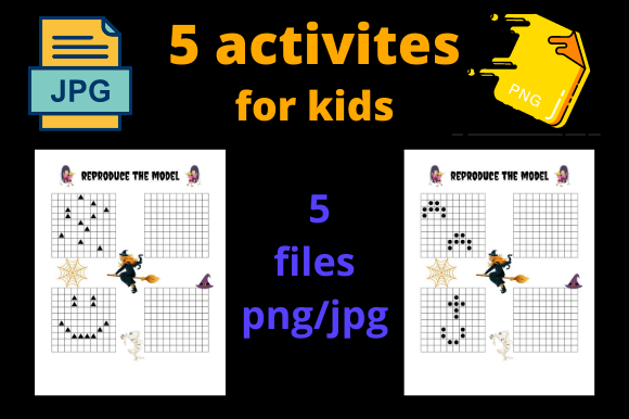 5 Halloween Activities for Kids KDP: Creating Symmetry Books Beyond Sudoku
