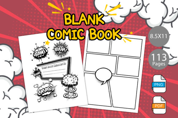 Blank Comic Pages - KDP Interior Guide