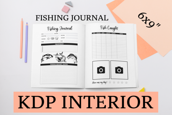 Fishing Journal KDP Interior: Ready-to-Print Template