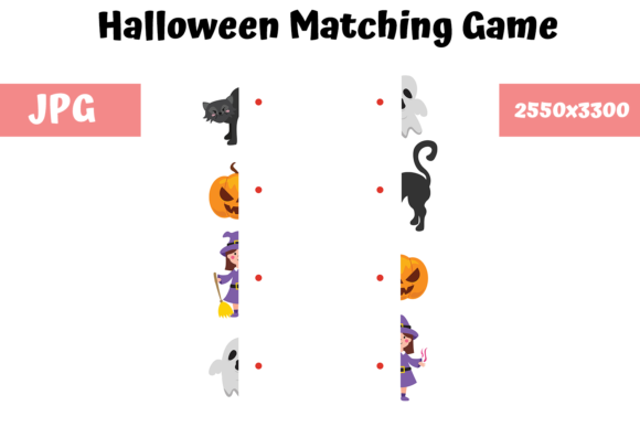 Halloween Matching Game Design Assets