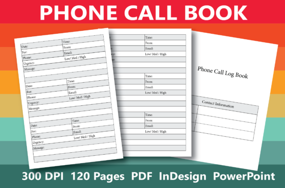 KDP Phone Call Log Book Interior Design Guide