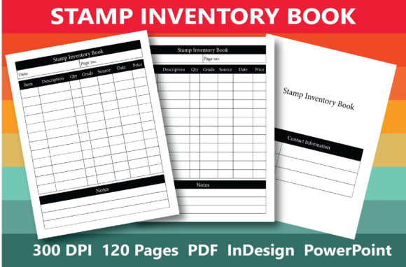 KDP Stamp Inventory Book Interior Design Guide