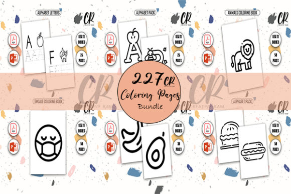 Launch Your KDP Business Instantly with 227 Ready-to-Upload Coloring Pages for Kids