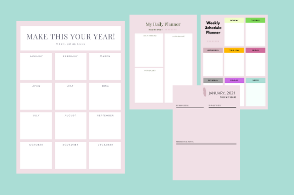 Maximizing Productivity with the Monthly Planner 2021 Undated New Design