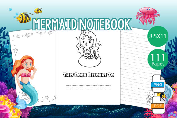 Mermaid Notebook and Journal: A Practical Resource for KDP Publishers and Creative Planners
