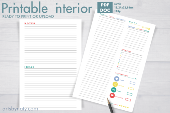 Plan Your Blog Posts KDP Journal: A Creator’s Tool