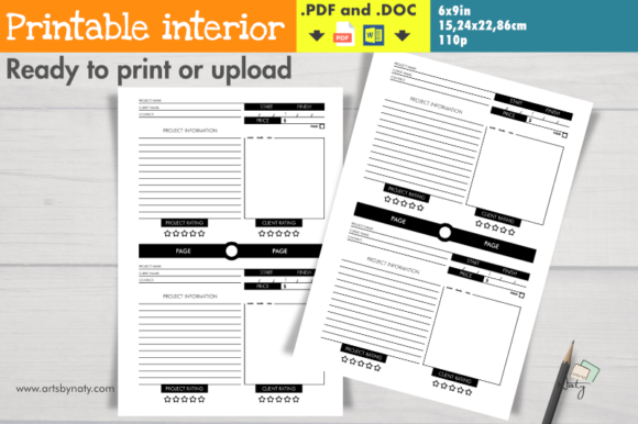 Projects and Clients Organizer Notebook: Streamlining Workflow for Creative Professionals