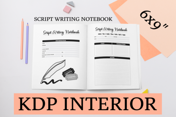 Script Writing Notebook KDP Interior: Streamlining Your Low Content Publishing Business