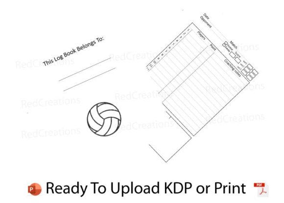 Volleyball Coach Log Book: A Practical Guide for KDP Interiors and Coaching Organization